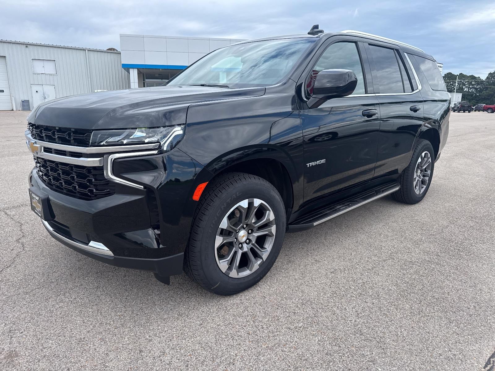 2022 Chevrolet Tahoe LS in Black — front three-quarter view